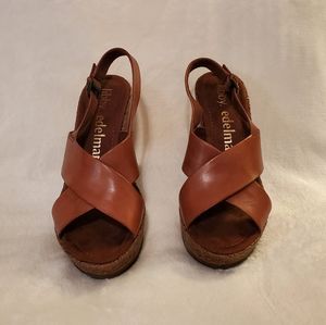 Libby Edelman Platform Wedge Sandal 9.5